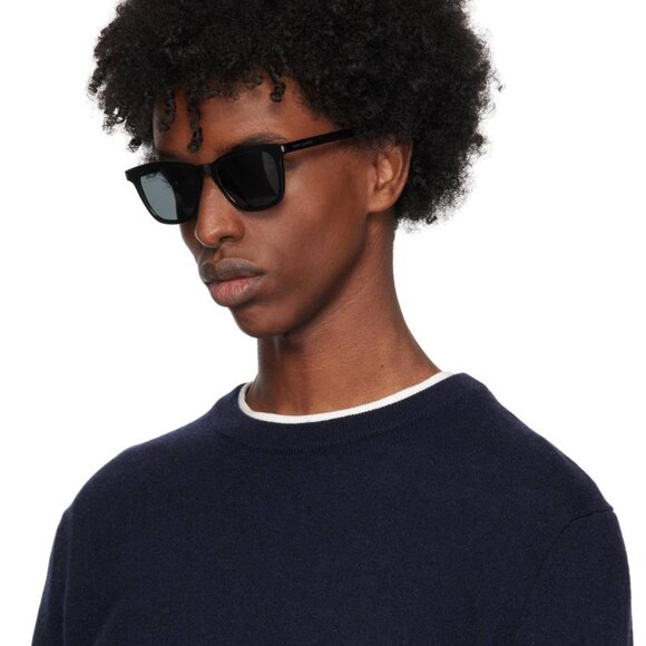 Final Price! Saint Laurent SL715 SLIM 001 Black Sunglasses - Picture 3 of 9